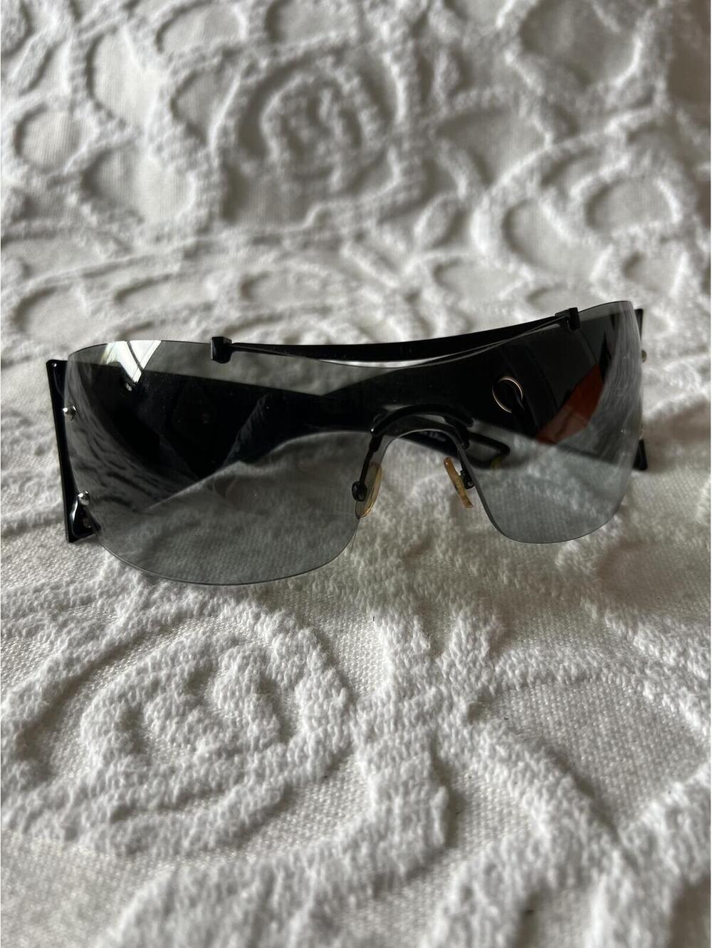 Vintage 90s/Y2K Christian Dior Diorito 2 Sunglasses w/ Studded Sides, PECVK - Picture 4 of 9